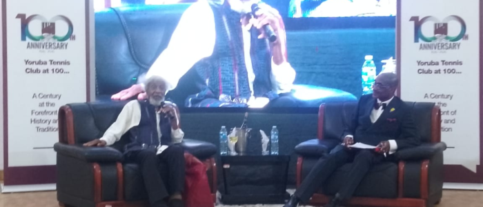 Nobel Laureate Prof. Wole Soyinka,